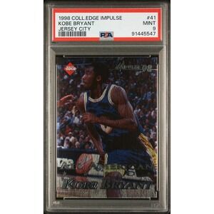 Kobe Bryant 1998-99 Collector's Edge All American Impulse Jersey‎ City #41 PSA 9